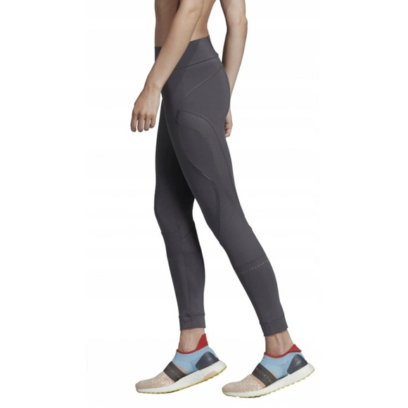 ADIDAS x STELLA MCCARTNEY Essential Running Tights in Grey - Picture 4 of 12
